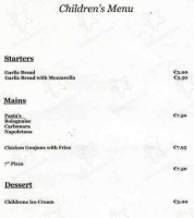 Barstow menu