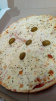 Retro Pizza Comida