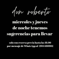Don Roberto Speisekarte
