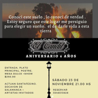 Parrilla El Candil Carte