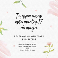 Sigmund Restaurante Carte