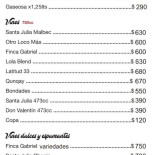 Confiteria Automoto menu