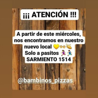 Bambinos Pizzas Y Calzones Carte