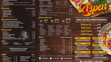 Aspen menu