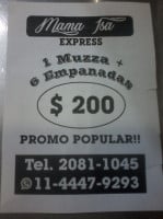 Mamá Isa Luis Guillón menu