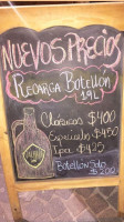 Valhalla Craft Food Beer menu