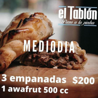 El Tablón Pizza A La Piedra drink