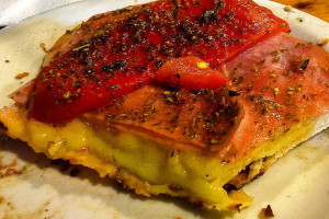 El Tablón Pizza A La Piedra food