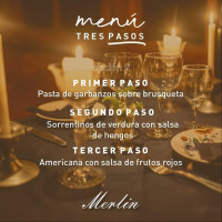 Merlin Casa De Te menu