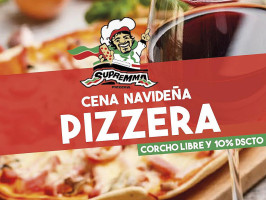 Supremma Pizza Shop Logo