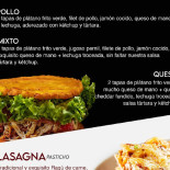 Mixto Comida Rapida Internacional. menu