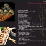 Same Sushi menu