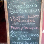 Ajiaco menu