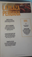 Restaurante La Plaza - Casa Andina Select Arequipa menu