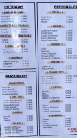 El Rinconcito de Chela menu