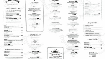 El Mercadito Friendly Fresh (chacras) menu