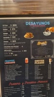 Panadería Flor Del Norte menu