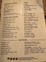 El Mallín menu