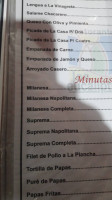 Los Eucaliptus menu