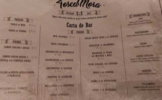 Toscamora Patagones menu