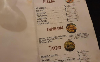 La Caserita Rotisería menu