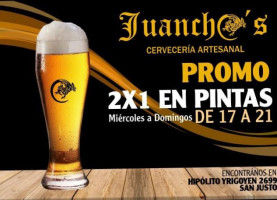 Juanchos Cervecería Artesanal food