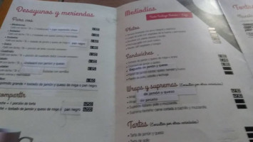 Bonafide menu