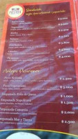 Cafeteria Picurias menu