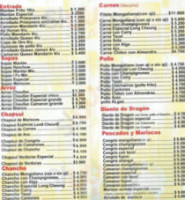 Long Cheung menu