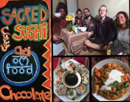 Sacred Sushi And Curry Sunday inside