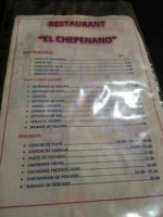 El Chepenano menu