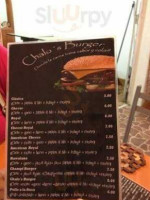 Chalo's Burger menu