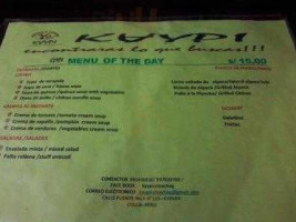 Kaypi menu