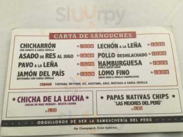 La Lucha Sangucheria Criolla food