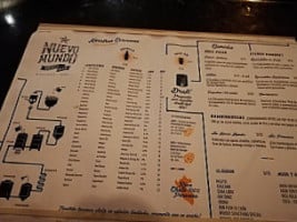 Nuevo Mundo Draft Bar menu