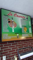 La Caserita Gourmet menu