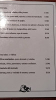 Ajoarriero menu