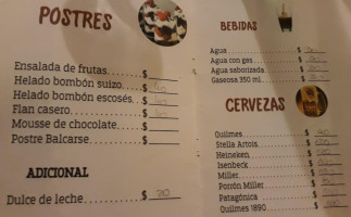 La Caserita Rotisería menu