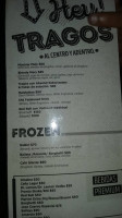 Belgrano Bar menu