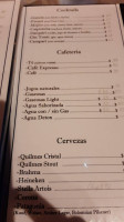 Sabores del Ibera menu