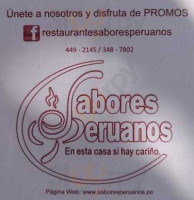 Sabores Peruanos food