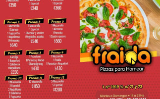 Fraida Pizzas Y Empanadas food