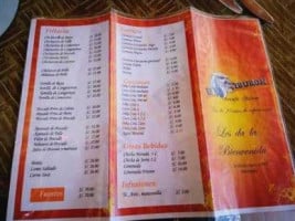 Turistico El Tiburon menu