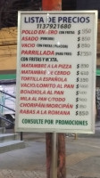 Del Club Lanús menu