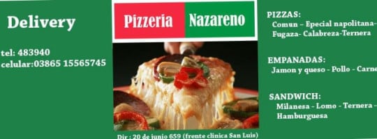 Pizzería Nazareno food