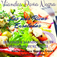 Viandas Doña Negra food