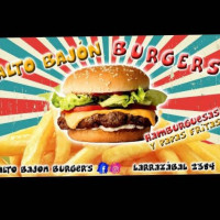 Alto Bajón Burger's food