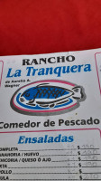 Rancho La Tranquera food