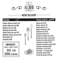 El Aljibe food