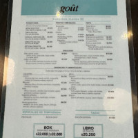Goût Cafe food